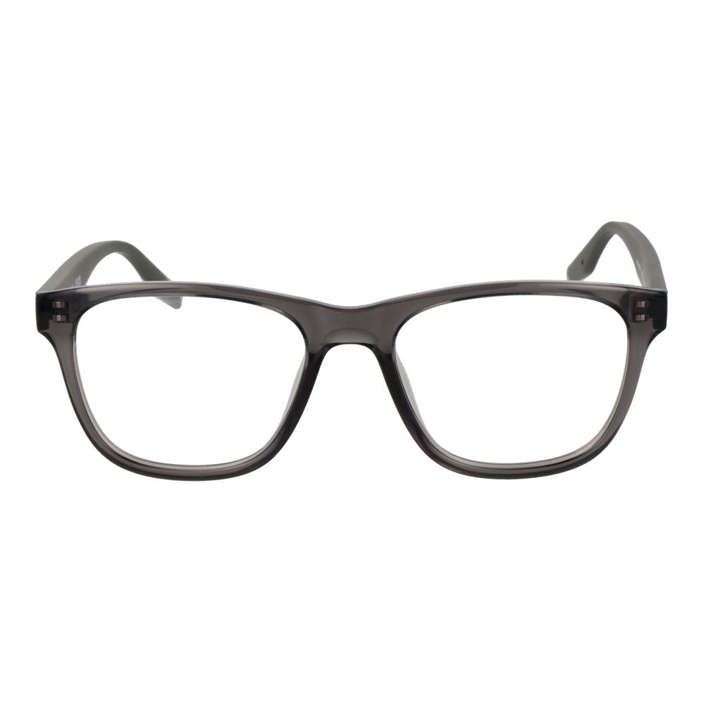 Converse Gray Acetate Glasses (Frames) for men in full-rim square style with demo lenses, grey acetate frame, size 53-18-145.