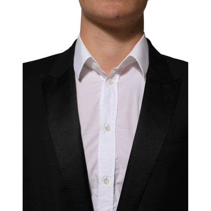 Dolce & Gabbana Black 2 Buttons Jacket Formal 2 Piece Suit