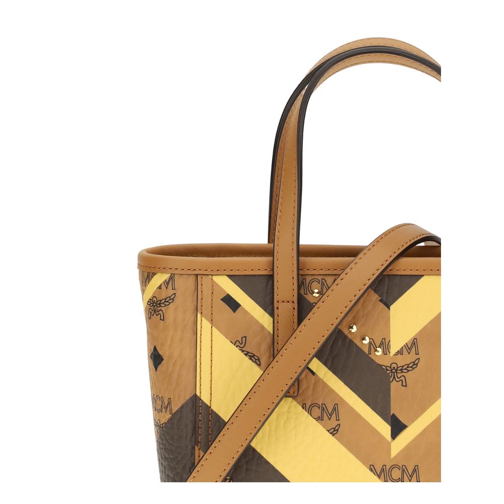 MCM Multicolor Fabric Shoulder Bag