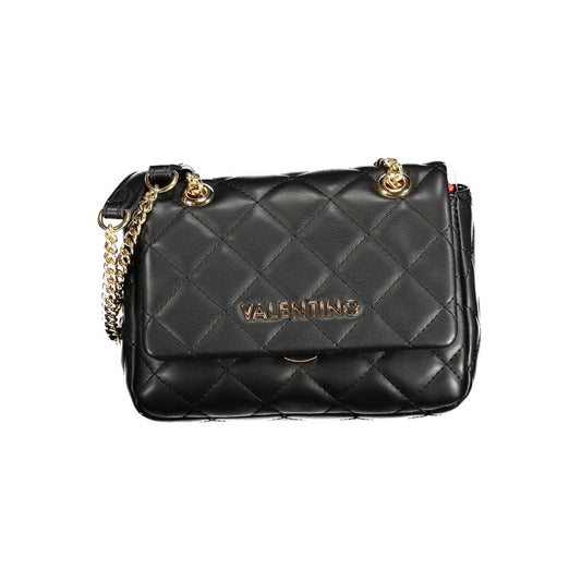 Mario Valentino Black Polyurethane Women Shoulder Bag
