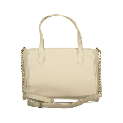 Valentino Beige Polyethylene Handbag