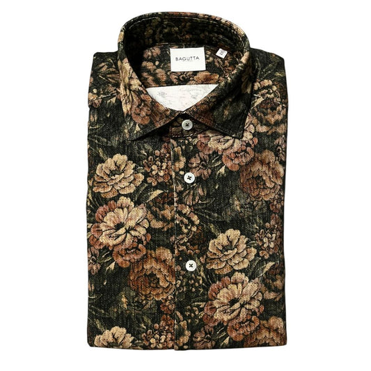 Bagutta Multicolor Cotton Men's Shirt