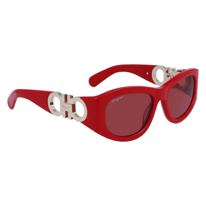 Ferragamo Multicolor Acetate Sunglasses