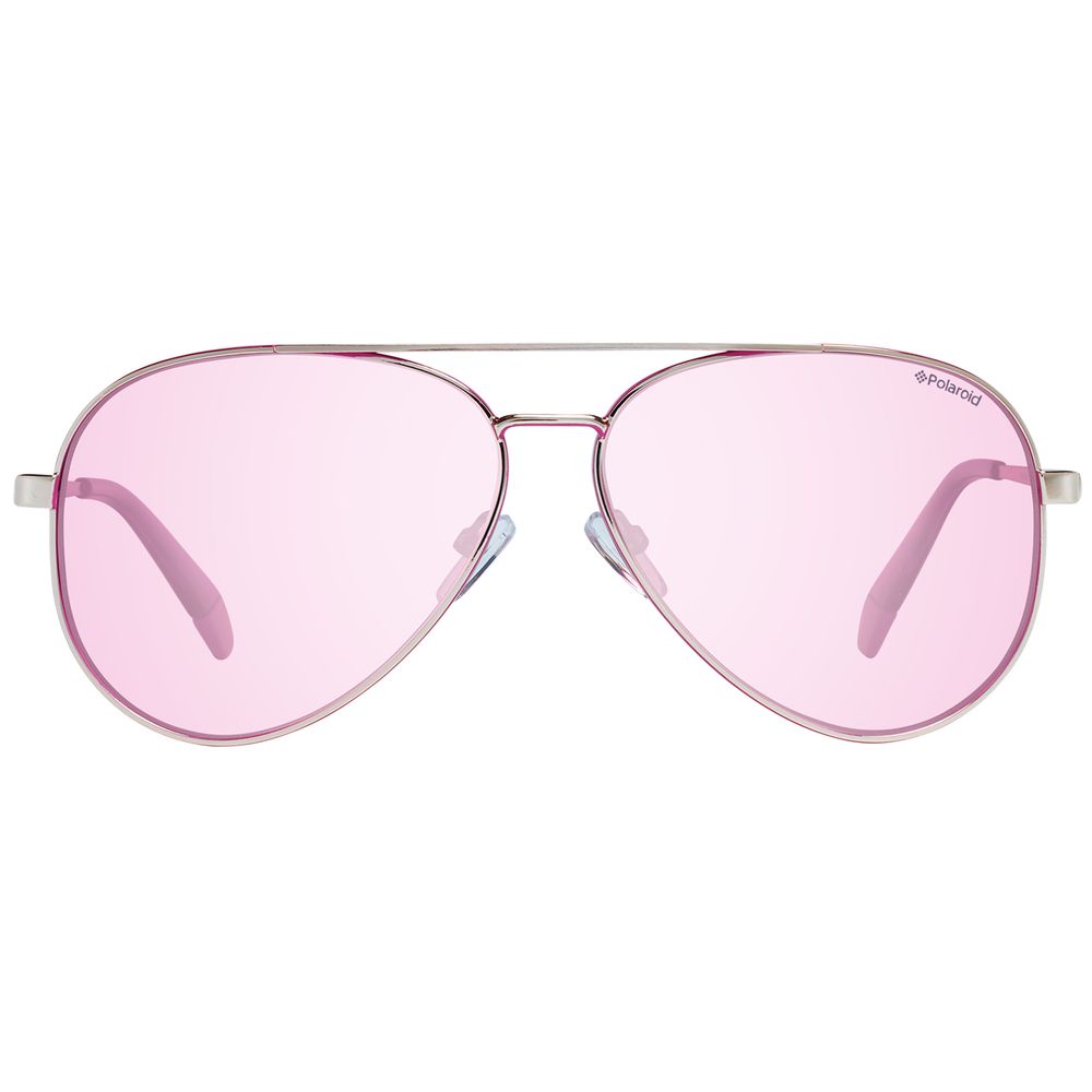 Polaroid Gray Metal Sunglasses