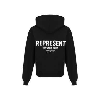 Represent Black Cotton Sweatshirt
