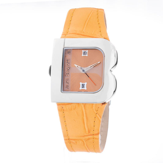 Laura Biagiotti Orange Leather Dress Watch 1728,67434610848,Accessories,Dress Watches - Watches - Accessories,Laura Biagiotti,New with tags,Orange,Watches - Accessories,Women