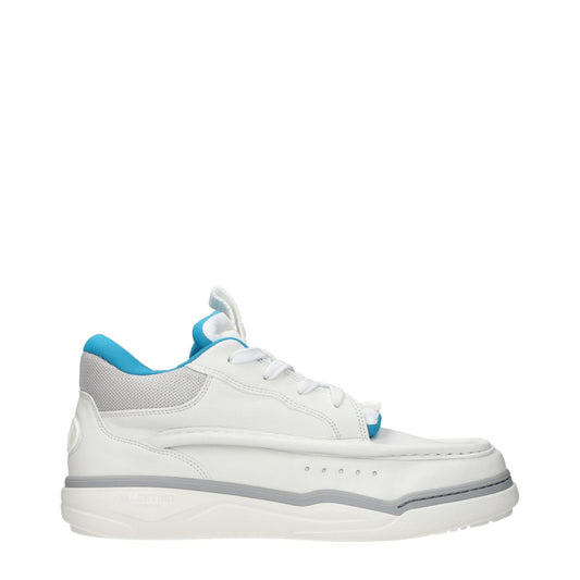 Valentino Garavani Blue Leather Low Top Sneakers