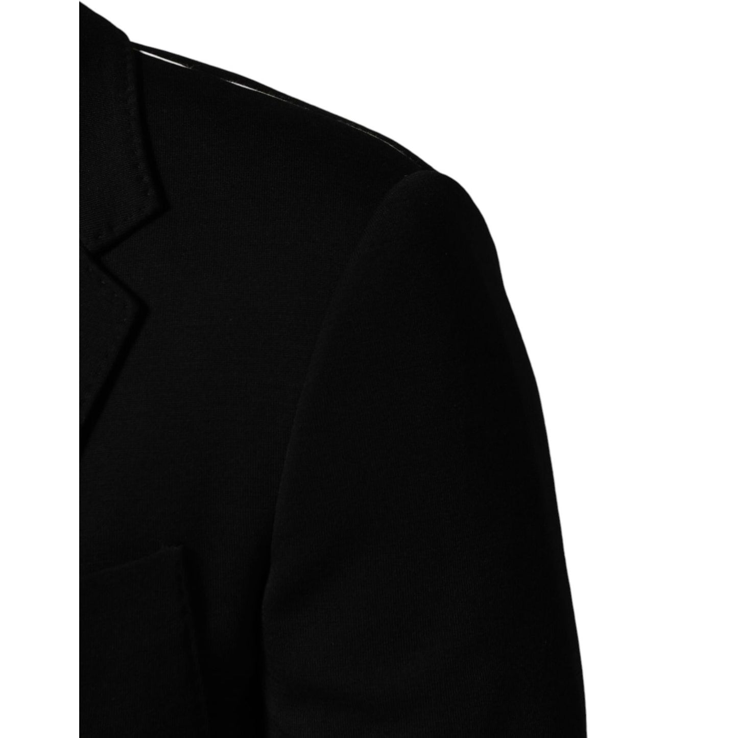 Dolce & Gabbana Black Wool Single Breasted 2 Button Blazer1728,67345645728,Black,Blazers - Suits & Blazers - Clothing,Clothing,Dolce & Gabbana,IT46 | S,Material: 08%PA+92%WV,Men,New with tags,Suits & Blazers - Clothing
