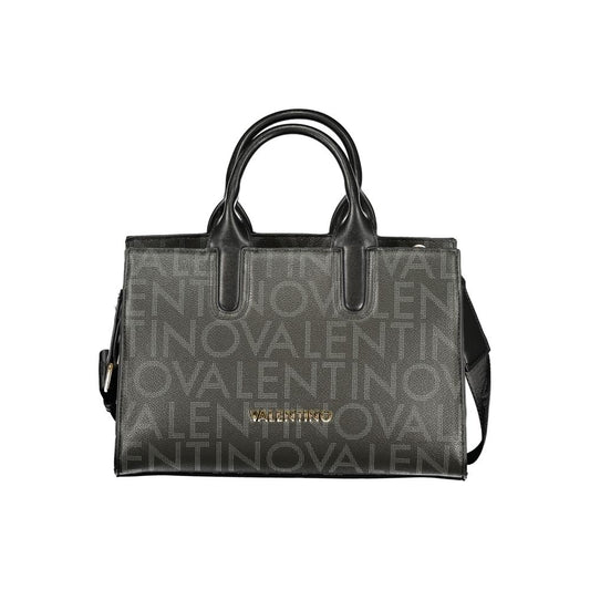 Mario Valentino Black Polyurethane Women Handbag 1728,67403481248,Bags,Black,Handbags - Bags,Mario Valentino,New with tags,Women