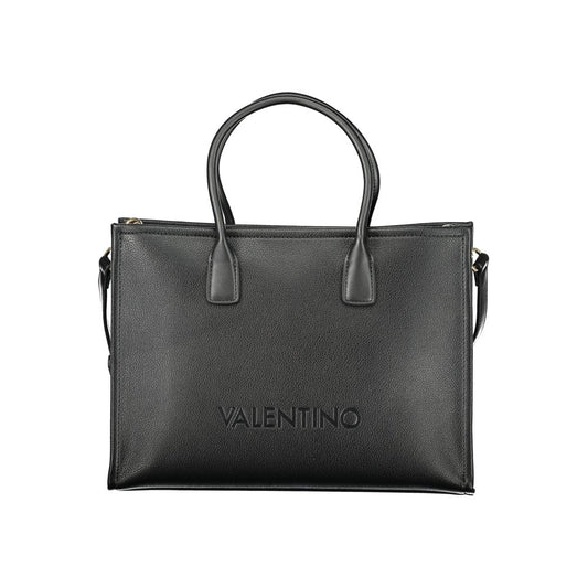 Mario Valentino Black Polyurethane Women Handbag 1728,67403481248,Bags,Black,Handbags - Bags,Mario Valentino,New with tags,Women