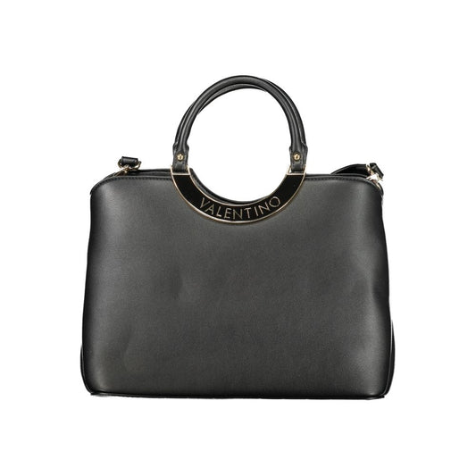 Mario Valentino Black Polyurethane Women Handbag 1728,67403481248,Bags,Black,Handbags - Bags,Mario Valentino,New with tags,Women
