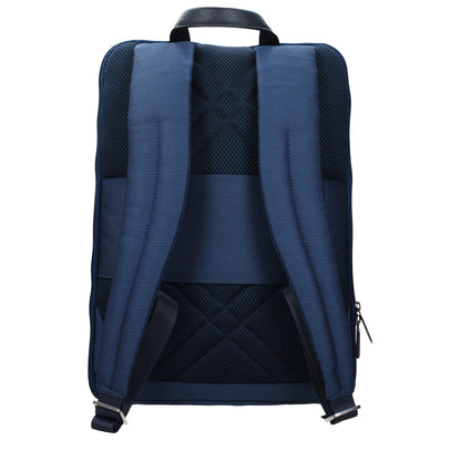 Piquadro Blue Fabric Backpack 1728,75667636384,Backpacks - Bags,Bags,Blue,Men,New with tags,Piquadro
