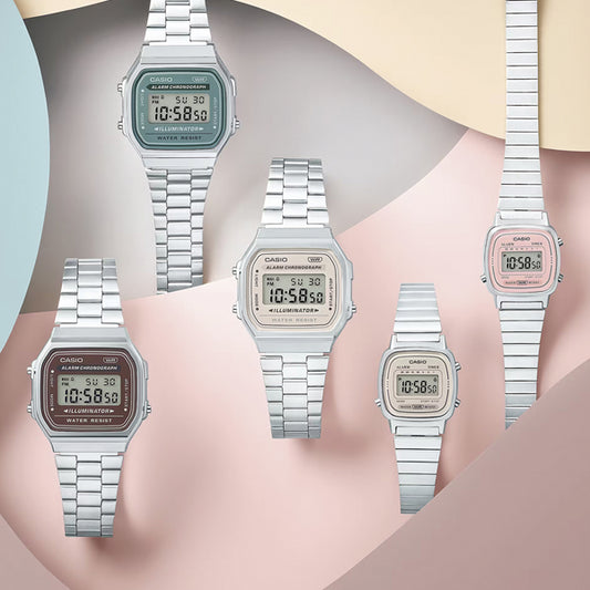 CASIO VINTAGE Mod. ICONIC - AMARANTH-1