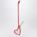 GANNI Heart-shaped mirror Bou red A67645898/R_GAN-847_100