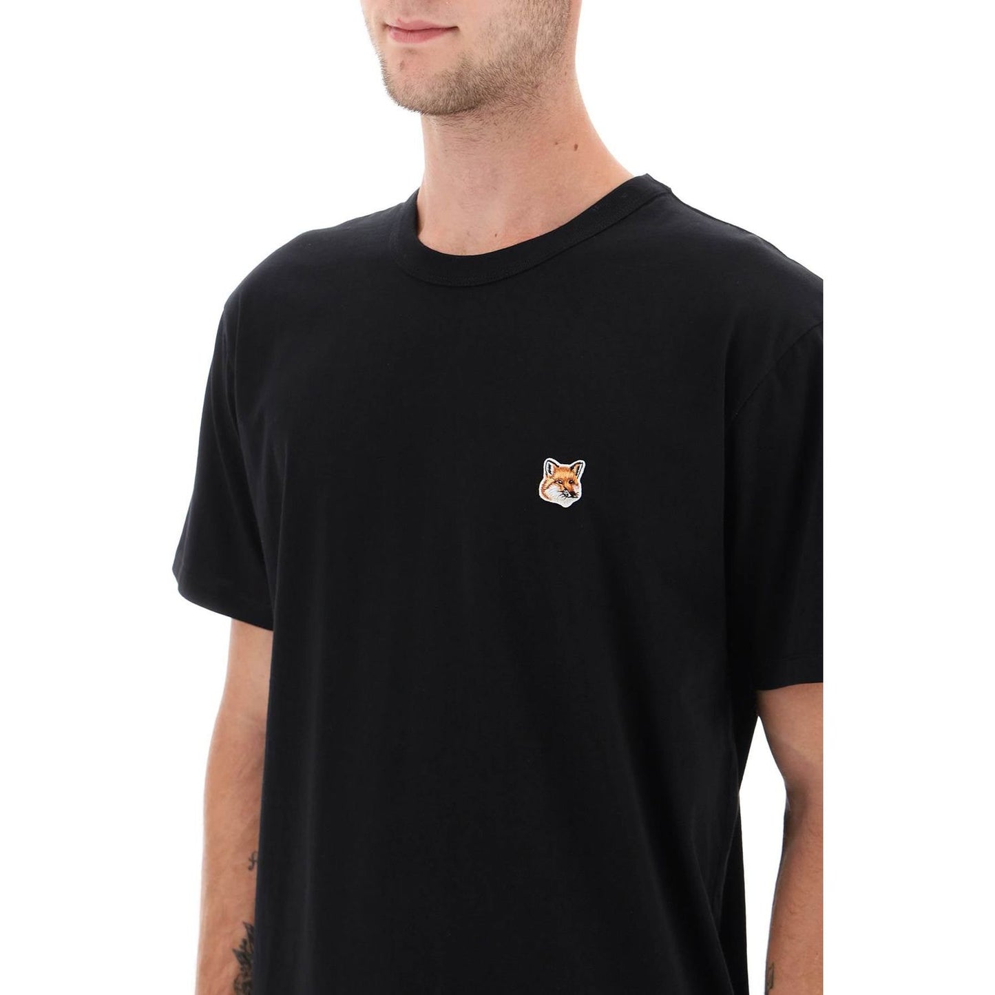 Maison Kitsune fox head t-shirt Topwear Maison Kitsune