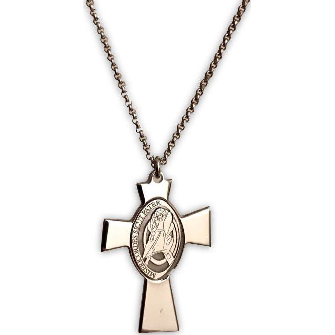 AMEN Mod. CROCE GESU MADRE PERLA