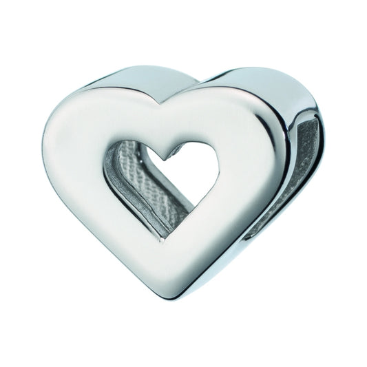 AN JEWELS JEWELRY Mod. AL.DLI02SS heart-shaped silver charm