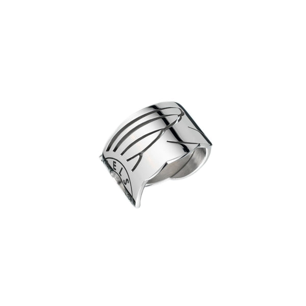 AN JEWELS JEWELRY Mod. AL.RFY01S-8 silver ring with intricate design
