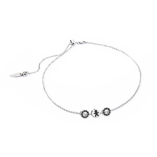 AN JEWELS JEWELRY Mod. ANCOLARLI5 necklace with pendant on white background