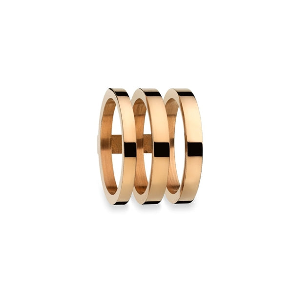 AN JEWELS JEWELRY Mod. AR.R3NS02Y-7 rose gold rings set