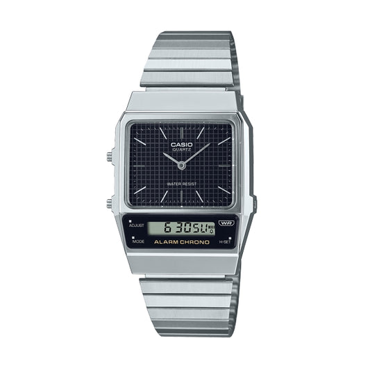 CASIO VINTAGE Mod. EDGY COLLECTION  RETRO DIAL - BLACK-0