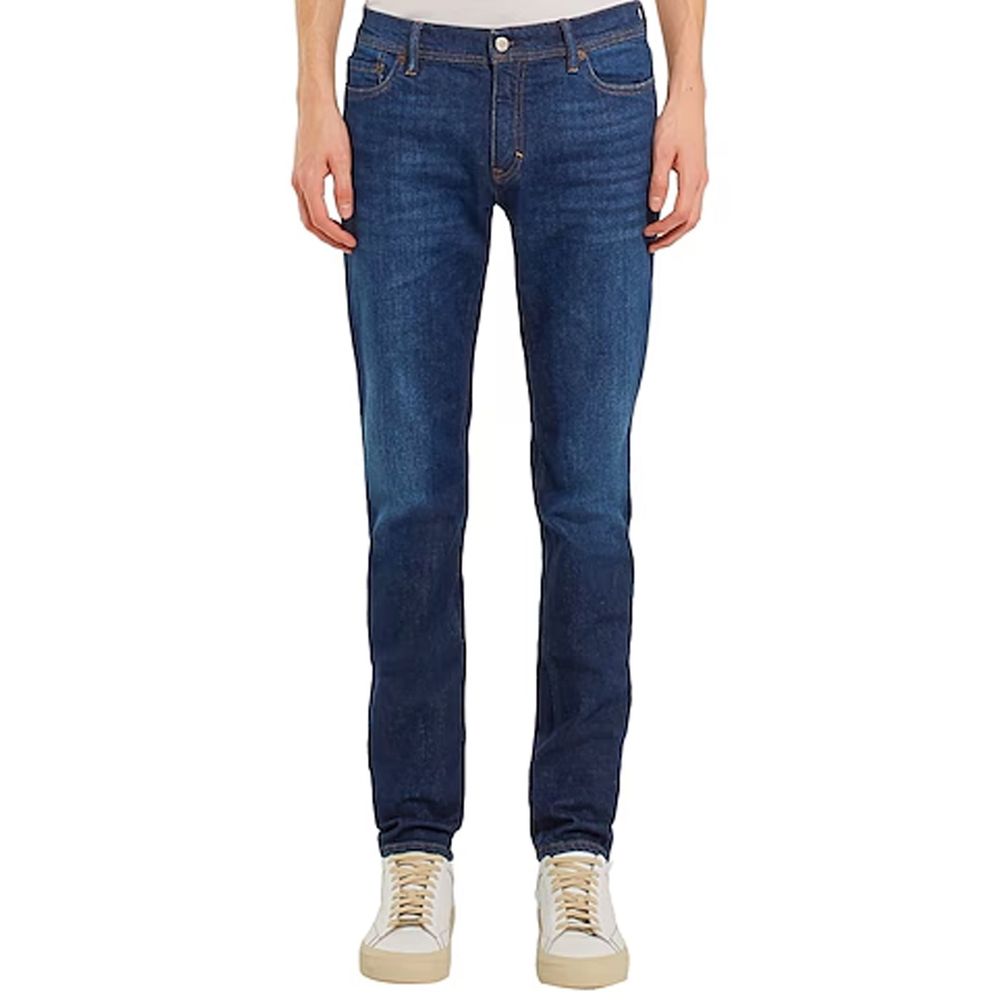 Acne Studios Blue Cotton Skinny Jeans