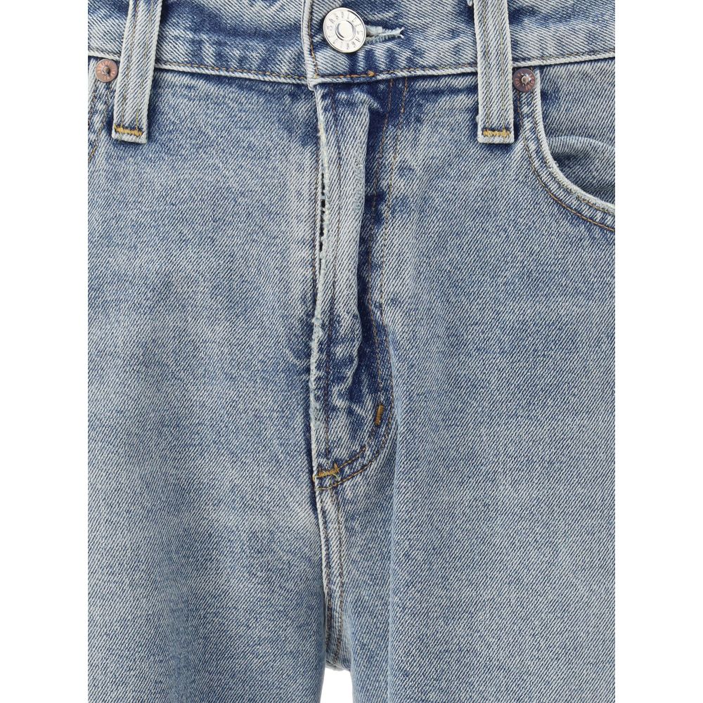 Agolde Light Blue Cotton Skinny Jeans