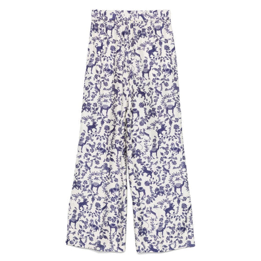 Alberto Biani printed trousers Trousers