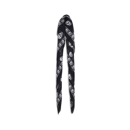 Alexander McQueen Black Silk Scarf