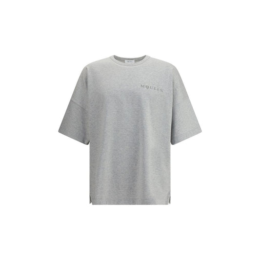 Alexander McQueen Gray Cotton T-Shirt