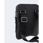 Armani Exchange Black Polyester Messenger Bag featuring durable straps and zip closure for secure casual use.