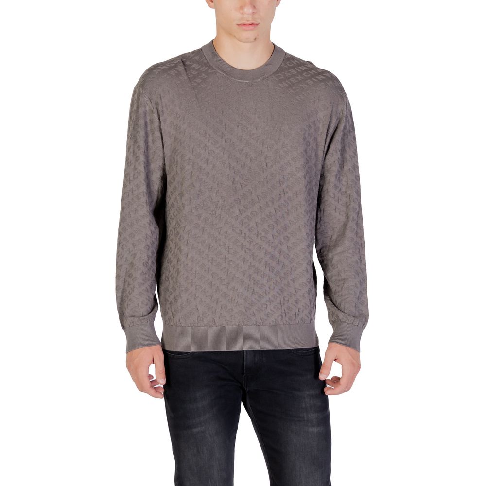 Armani Exchange Gray Polyamide Sweatshirt 1728,71956299936,Armani Exchange,Clothing,Gray,IT44 | S,Men,New with tags,Sweaters - Clothing,Sweatshirts - Sweaters - Clothing