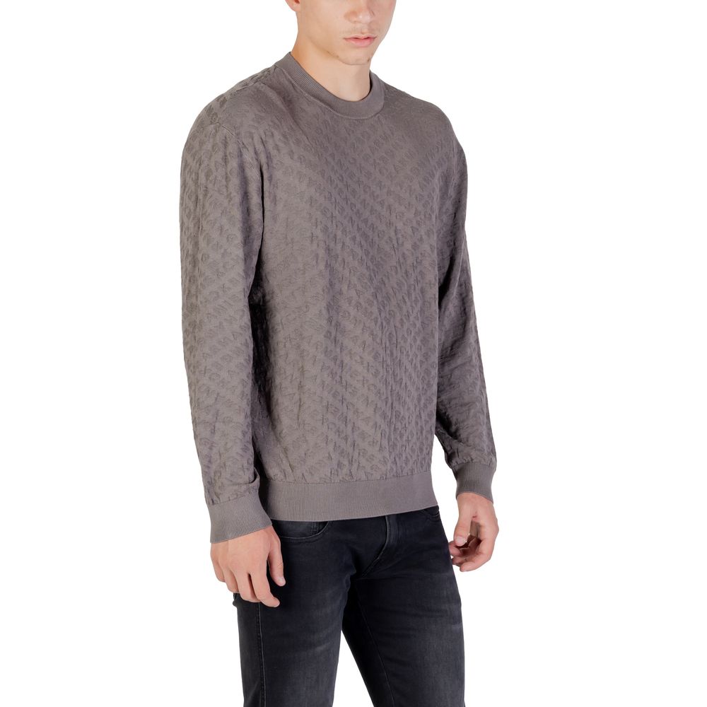 Armani Exchange Gray Polyamide Sweatshirt 1728,71956299936,Armani Exchange,Clothing,Gray,IT44 | S,Men,New with tags,Sweaters - Clothing,Sweatshirts - Sweaters - Clothing