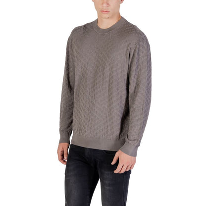 Armani Exchange Gray Polyamide Sweatshirt 1728,71956299936,Armani Exchange,Clothing,Gray,IT44 | S,Men,New with tags,Sweaters - Clothing,Sweatshirts - Sweaters - Clothing