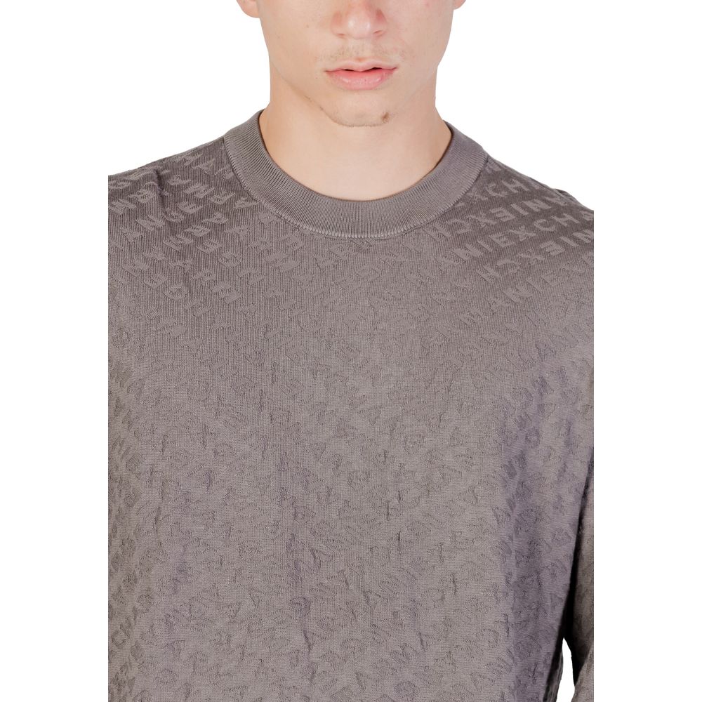 Armani Exchange Gray Polyamide Sweatshirt 1728,71956299936,Armani Exchange,Clothing,Gray,IT44 | S,Men,New with tags,Sweaters - Clothing,Sweatshirts - Sweaters - Clothing