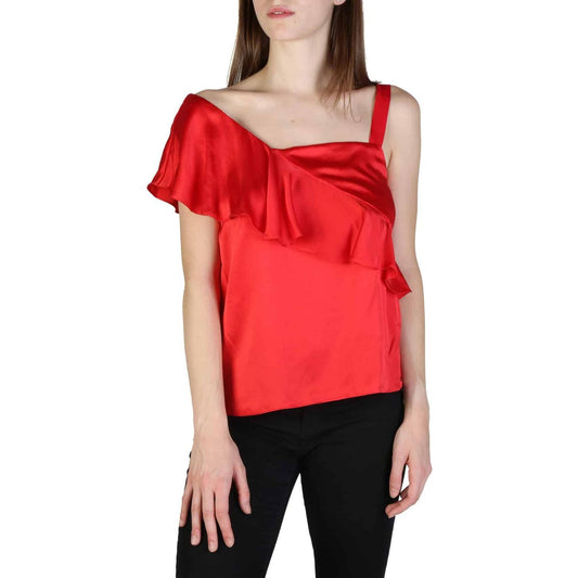 Armani Exchange Tops 3ZYH35YNBTZ1429,allout,Armani Exchange,Category-Clothing,Clothing,Gender-Women,Red,Silk,Spring/Summer,Subcategory-Sweatshirts,Subcategory-Tops,Subcategory-TopsandT-Shirts,Tops,Tops & T-Shirts - Women - Clothing,Women,Women > Clothing,