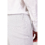 Armani Exchange White Cotton Bermuda