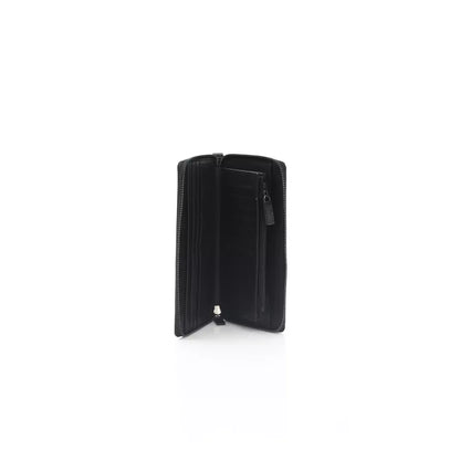 Automobili Lamborghini Black Calfskin Men Wallet
