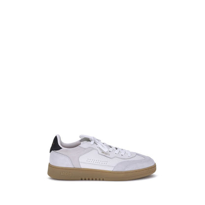 Axel Arigato White Calf Leather Bos Taurus Low Top Sneakers with cushioned flat sole and lace-up closure