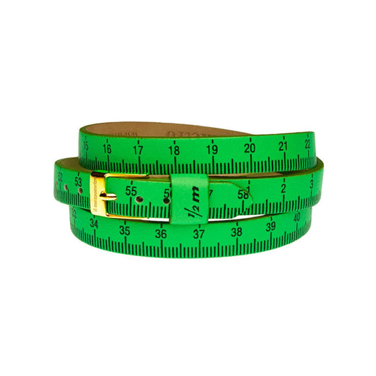 Il MEZZOMETRO Mod. FLUO - Bracciale in pelle/leather bracelet-0