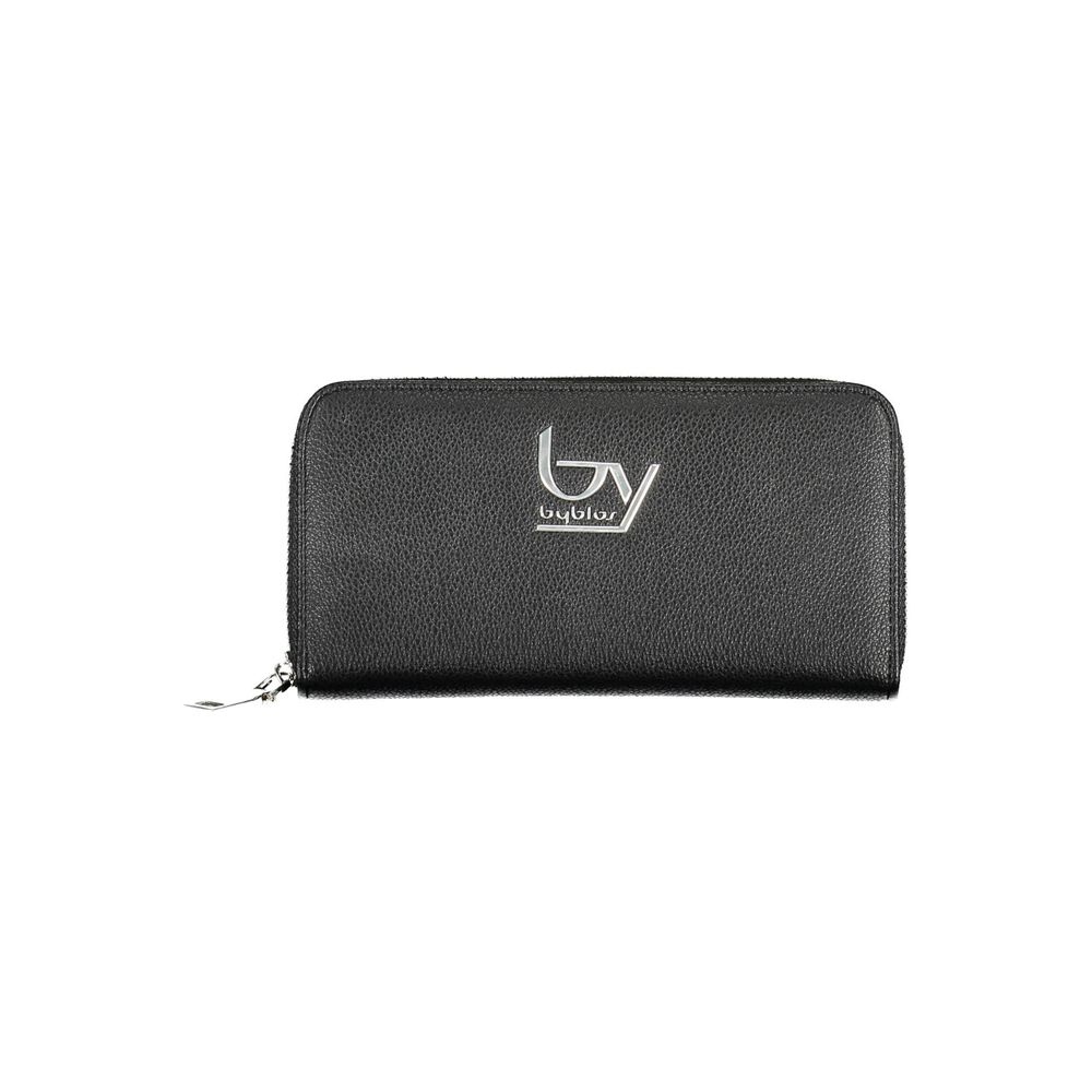 BYBLOS Black Polyurethane Women Wallet BYBLOS