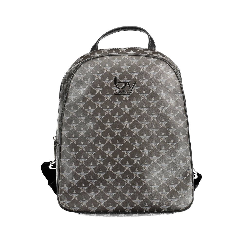 Front view with bag zipped and handles upright.