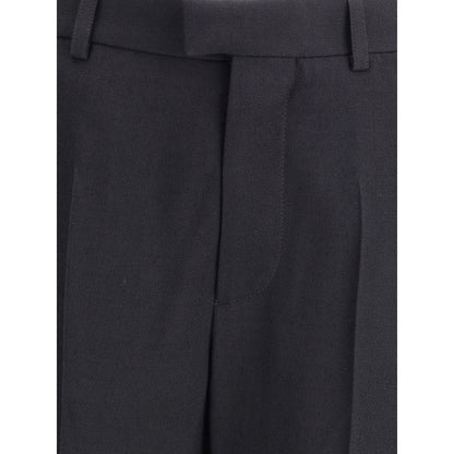Balenciaga Black Viscose Flared Pants