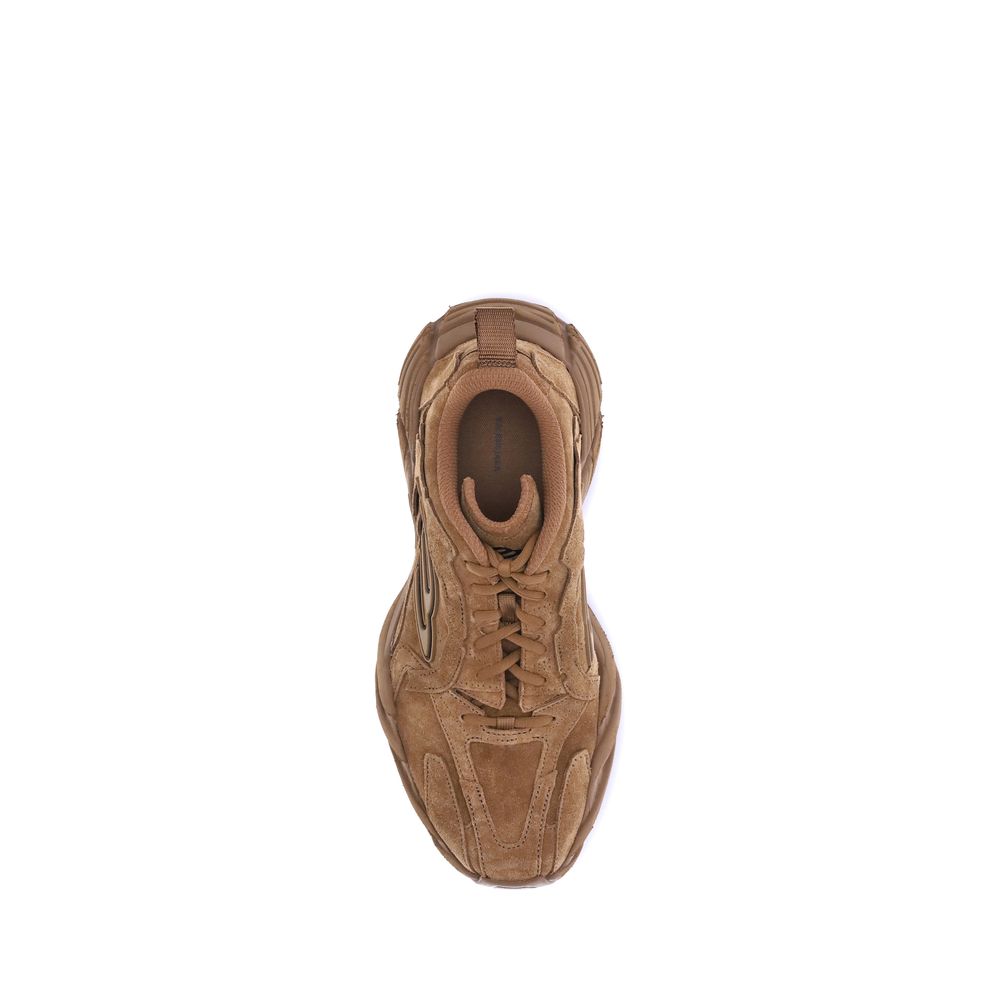 Balenciaga Brown Polyester Athletic Sneakers