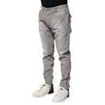 Balmain Light Gray Washed Skinny Fit Men Denim Jeans