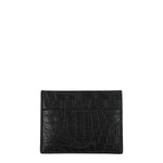Billionaire Italian Couture Black Crocodile Cardholders