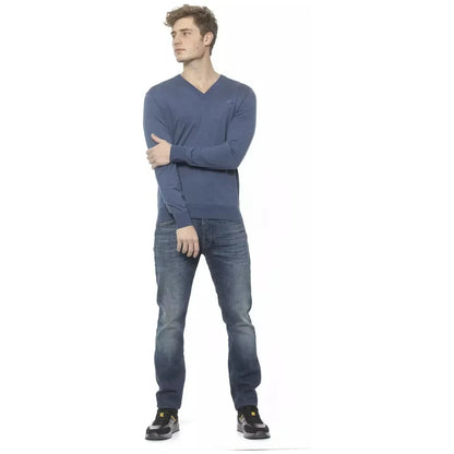 Billionaire Italian Couture Blue Cashmere Sweater
