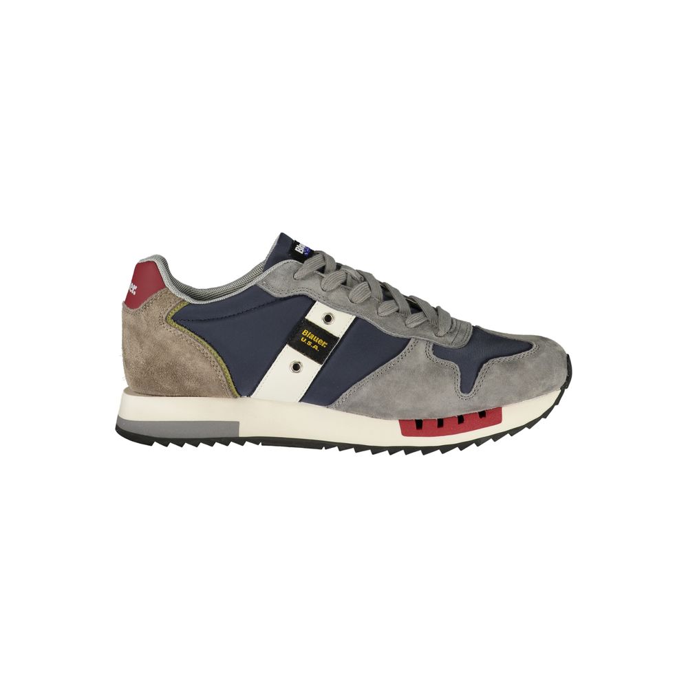 Blauer Blue Polyurethane Mens Sneaker 1728,67403481248,Athletic - Sneakers - Shoes,Blauer,Blue,EU40/US7,EU41/US8,EU42/US9,EU43/US10,EU44/US11,EU45/US12,Men,New with tags,Shoes,Sneakers - Shoes