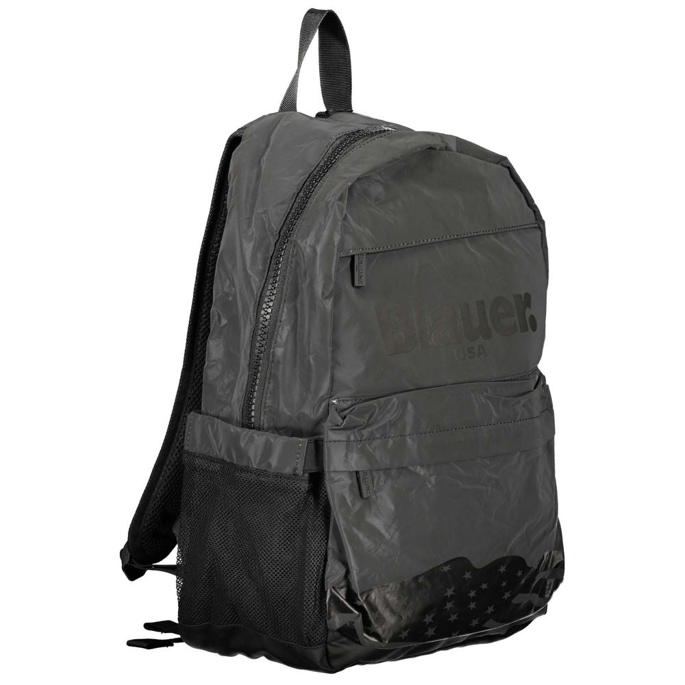 Blauer Nero Polyester Men's Backpack 1728,67403481248,Backpacks - Bags,Bags,Black,Blauer,Men,New with tags