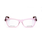 Bottega Veneta Bicolor Acetate Frames in lilac havana pink, 52/15/140 mm size, featuring handmade acetate material